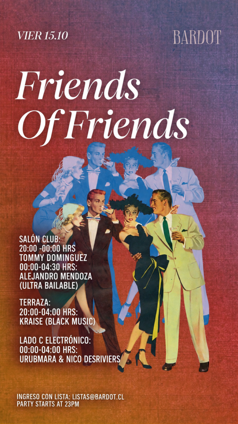 Fiesta del viernes en Bardot